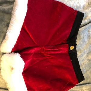 Chubbies Santa shorts. Small nwot
